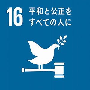 16.平和と公正を全ての人に